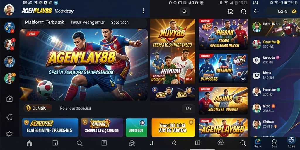 Screenshot AGENPLAY88 menampilkan pengalaman taruhan olahraga yang mendebarkan.