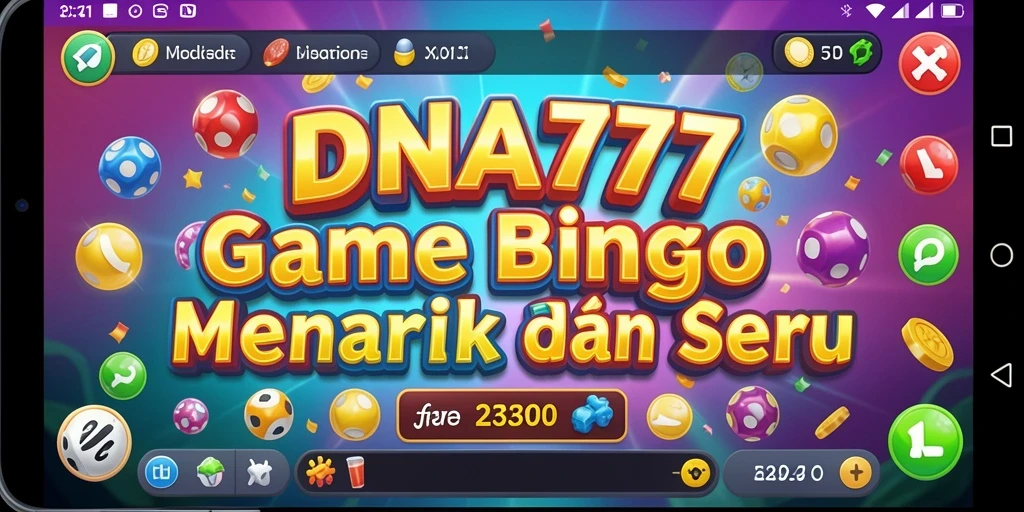 Tampilan menarik pada gameplay Bingo di DNA777.