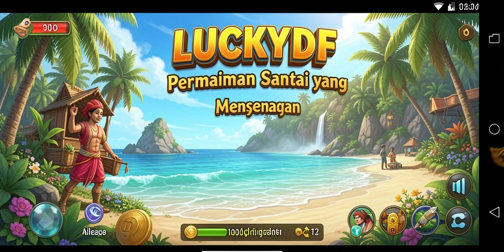 Tampilan gameplay menarik dari LUCKYDF dengan berbagai tantangan.