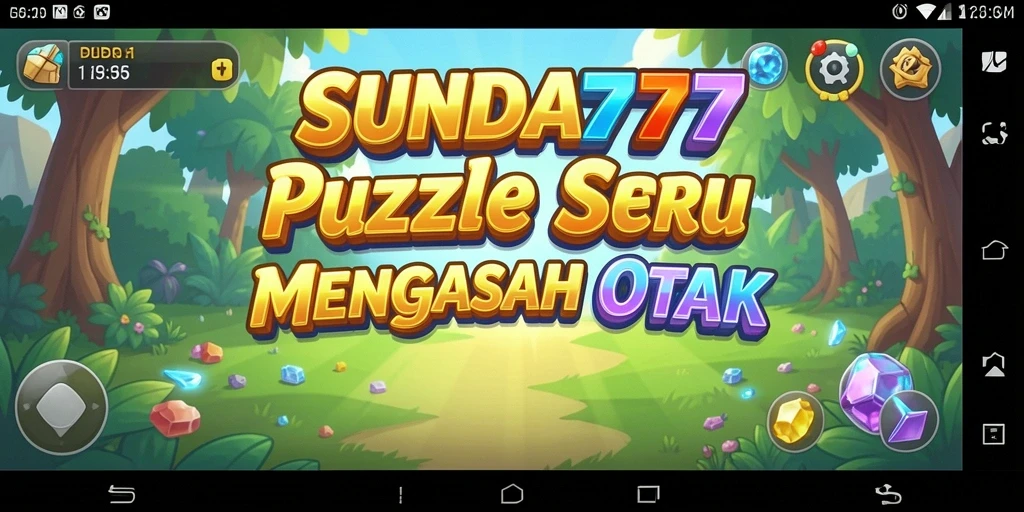 Tampilan gameplay menantang dari SUNDA777 dalam tingkat Puzzle.